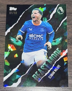 Topps Iliman Ndiaye Everton Premier League Reaction Parallel 01/10 Card for sale on Ebay