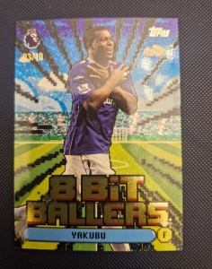Topps Premier League Flagship Yakubu 8 Bit Ballers Black Numbered /10 Everton for sale on Ebay