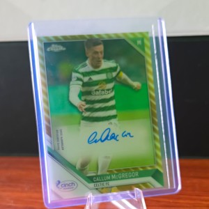 Topps Chrome SPFL 2021-22 Callum McGregor Celtic Autographs Gold /50 CA-CM for sale on Ebay