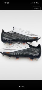 adidas F50 football boots black and white size uk 8 with box REEEEPPPSS for sale on Ebay