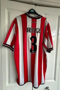 Southampton FC 2001-2003 Home Shirt - Wayne Bridge - Mens Large for sale on Ebay