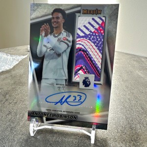 Topps Merlin 2026 - Fulham - Antonee Robinson Match Ball Auto MB-AR for sale on Ebay