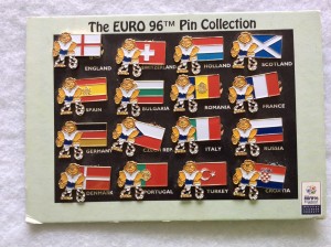 Euro 96 Carded Pin Collection. for sale on Ebay