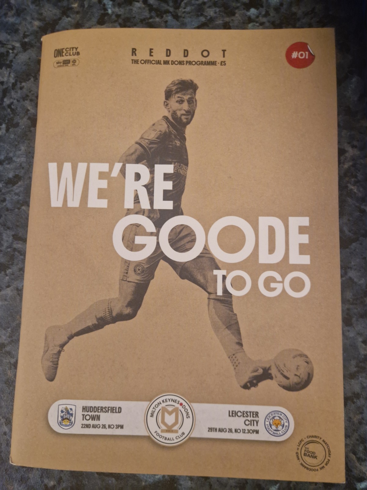 MK Dons v Leicester City 26/27 for sale on Ebay