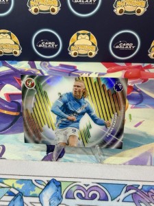 Topps Pristine Premier League Erling Haaland Amped Case Hit Manchester City for sale on Ebay