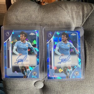 2025/26 Topps Chrome Authentic Auto David Silva Manchester City for sale on Ebay