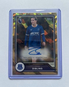 Topps Flagship PL 2026/27 Tyler Dibling Everton Auto BA-TD Parallel 01/50 for sale on Ebay