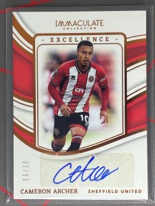 2023-24 Panini Immaculate Cameron Archer Excellence Auto /99 Sheffield United for sale on Ebay