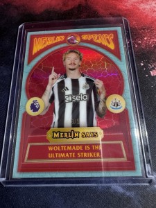 Nick Woltemade /5 Merlin Speaks Topps Newcastle  for sale on Ebay