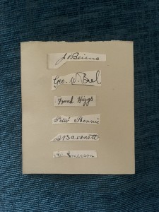 Six Burnley FC 1920s Autographs on Vintage Album Page  for sale on Ebay