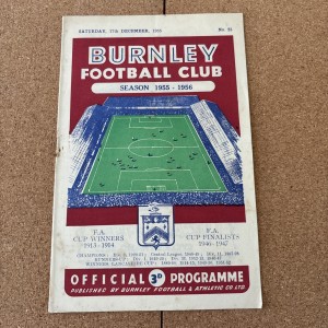 1955 Burnley V Tottenham Hotspur for sale on Ebay