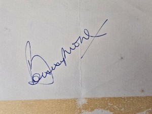 BOBBY MOORE & DAVID WILKIE AUTOGRAPHS GENUINE for sale on Ebay