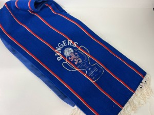 Vintage 1960s Rangers FC Scarf Mactie Ties Scotland Honours Trophy Football for sale on Ebay