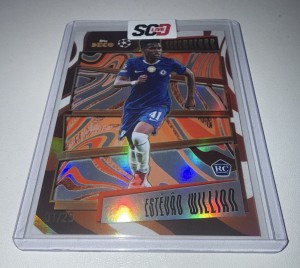 Estevao Willian Topps UEFA Champions League Deco Chelsea FC RAZZMATAZZ RC 01/25 for sale on Ebay