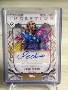 Topps Inception UCC 2025/26 Star Quality Auto João Pedro Chelsea FC #SQ-JP for sale on Ebay