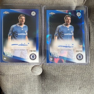 2025/26 Topps Chrome UCC John Terry Auto /150 X2 Chelsea for sale on Ebay