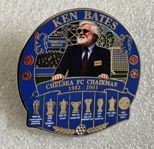 Chelsea Fc “ Ken Bates   Chelsea Chairman & Trophies Won enamel PinBadge for sale on Ebay