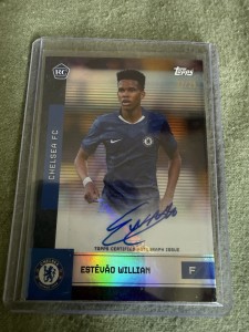 Topps Chelsea Team Set 2025/26 Estevao Willian RC Auto /25 for sale on Ebay