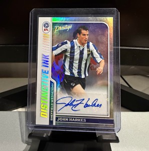 Panini EFL Prestige John Harkes Auto Sheffield Wednesday for sale on Ebay