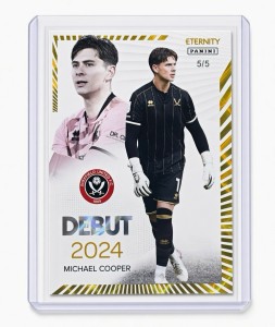 2025-26 Panini Eternity EFL Debut Michael Cooper Sheffield United Gold 5/5 for sale on Ebay