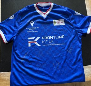 2023 Rangers Select v Northwest Allstars Lee Rigby Charity Match Shirt Signed for sale on Ebay