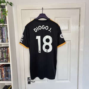Wolves 19/20 Away Shirt – Diogo Jota 18 for sale on Ebay