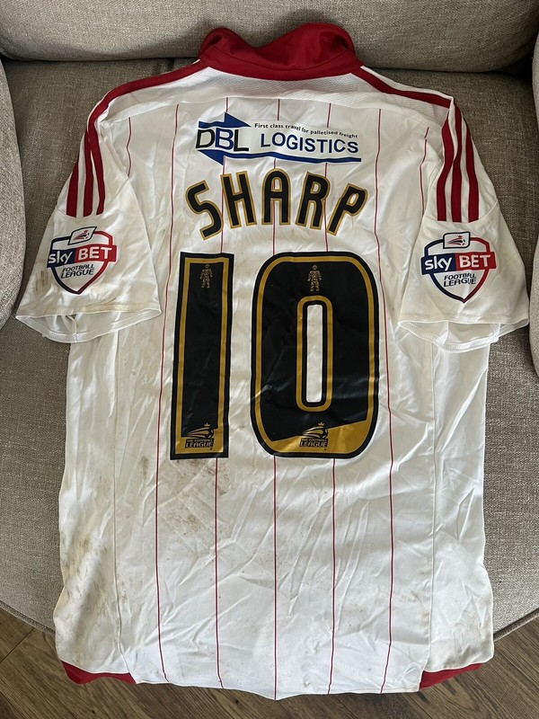 Match Worn Billy Sharp Sheffield United Shirt Rare for sale on Ebay