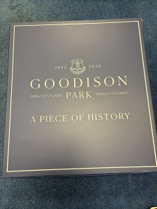 Original Everton FC Goodison Park Wooden Seat Official Stadium Memorabilia Rare! for sale on Ebay