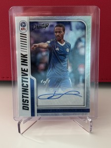 EFL Prestige Distinctive Ink Autograph Bobby De Cordova-Reid Leicester City 1/1 for sale on Ebay