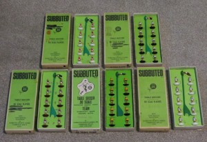 Subbuteo Heavyweight HW job lot Arsenal West Ham Hull City/Watford WBA Newcastle for sale on Ebay