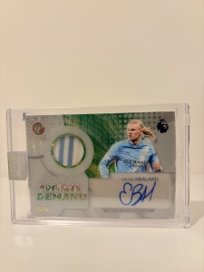 Topps Pristine Premier League 2026 Erling Haaland Auto Relic /10 Manchester City for sale on Ebay