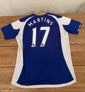 Birmingham City Fc Xtep 10/2011 Carling Cup Obafemi Martins 17 Football Shirt XL for sale on Ebay