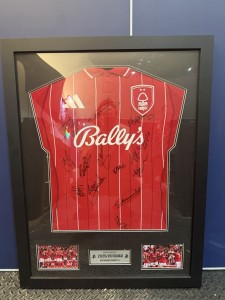Nottingham Forest FC 2025/26 Squad Signed Framed Football Shirt COA for sale on Ebay