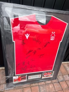 Nottingham Forest NFFC 2022-2023 Signed Shirt - Mounted and Framed for sale on Ebay