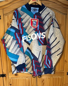 Very Rare Ipswich Town Goalkeeper Shirt Adult Large 90s Umbro Premier League for sale on Ebay