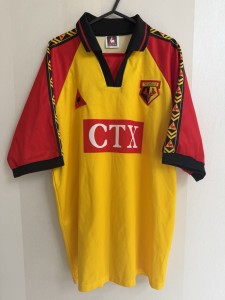 Watford Football Shirt Home Kit 1998/99 Size Medium 38/40 for sale on Ebay