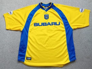 Coventry City F.C. Genuine Match Worn Short Sleeve Away Shirt - 2002/03 Season for sale on Ebay