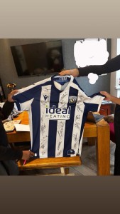 West Bromwich Albion Signed Football Shirt - Signed by 25/26 Squad , Original for sale on Ebay
