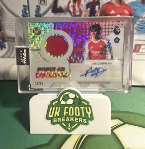 Topps Pristine PL 2026 Max Dowman Arsenal Rookie Auto Relic Popular Demand /15 for sale on Ebay