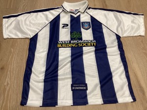 West Bromwich Albion FC 1998/2000 Football Shirt Home Size 42/44 ins chest Great for sale on Ebay