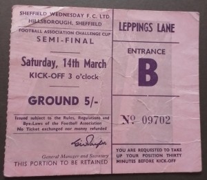 Manchester United v West Ham United FA Cup Semi Final 1964 at Hillsborough  for sale on Ebay