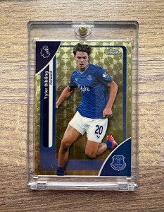 Topps Chrome Premier League 2026 - Tyler Dibling #88 Superfractor 1/1 Everton for sale on Ebay
