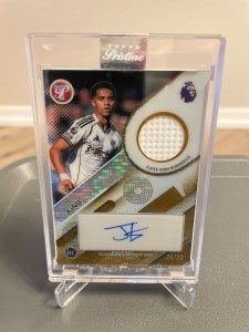 25-26 Topps Pristine Premier League Josh King !!! Fulham Auto Relic / 50 ~ RC for sale on Ebay