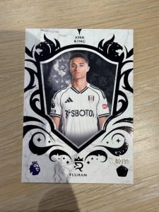 Josh King - Topps Royalty 2026 - Fulham Black /10 Rookie Card for sale on Ebay