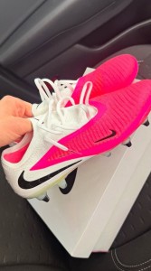 Nike Phantom 6 Low Elite SG-Pro Boots, Changeable Studs, UK 8 Pink/White for sale on Ebay