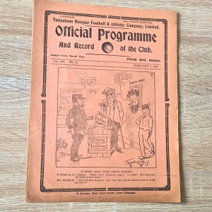 Tottenham Hotspur  v Manchester United 3 Feb 1923 Pre War Football Programme for sale on Ebay