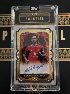 Topps Palatial Manchester United - Bruno Fernandes Deluxe Devil On Card Auto /10 for sale on Ebay