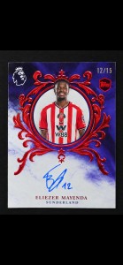 Topps Royalty Crown Eliezer Mayenda Sunderland Auto 12/15 Serial Numbered for sale on Ebay