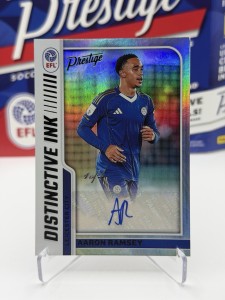 Leicester City Aaron Ramsey 1/1 Distinctive Ink Auto Panini EFL Prestige Card for sale on Ebay