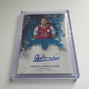 Topps Premier League Royalty Gabriel Agbonlahor Aston Villa On Card Auto 1/1 for sale on Ebay